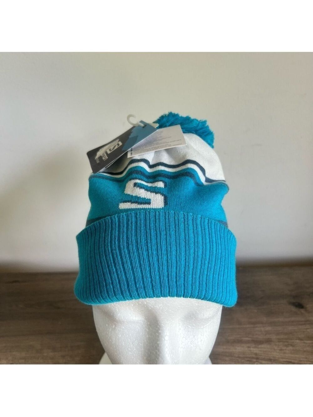 Salomon Heritage Beanie Blue White